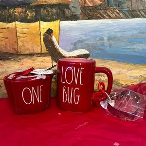 Rae Dunn measuring cups and Mug bundle